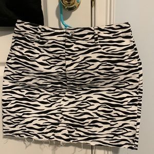 Princess Polly Zebra Skirt